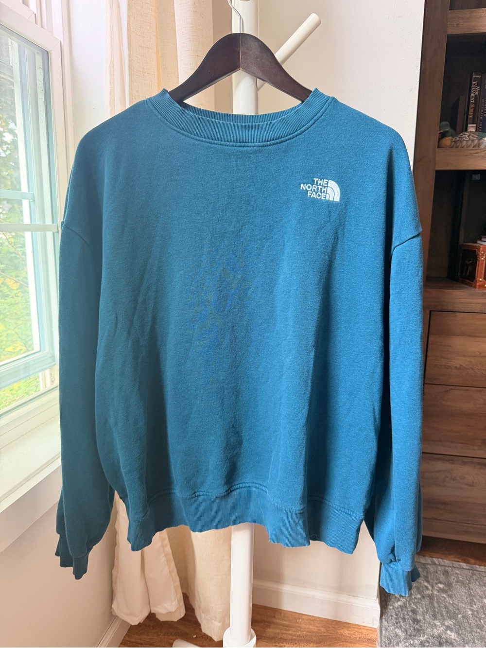 The North Face Teal Crewneck Sweatshirt